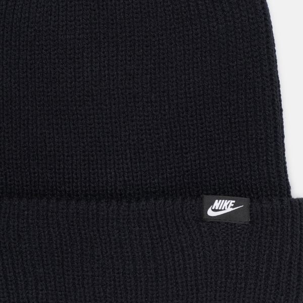 Шапка ADULT UNISEX U NK PEAK BEANIE SC FUT L FB6526-010 Nike Чорний FB6526-010 фото