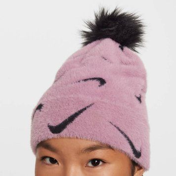Дитяча шапка NIKE K NK BEANIE SC POM F24 FZ3062-523, NS FZ3062-523 фото