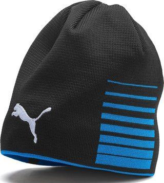 Шапка Puma Liga Reversible Beanie чорний, синій Уні One Size 022357-02 фото